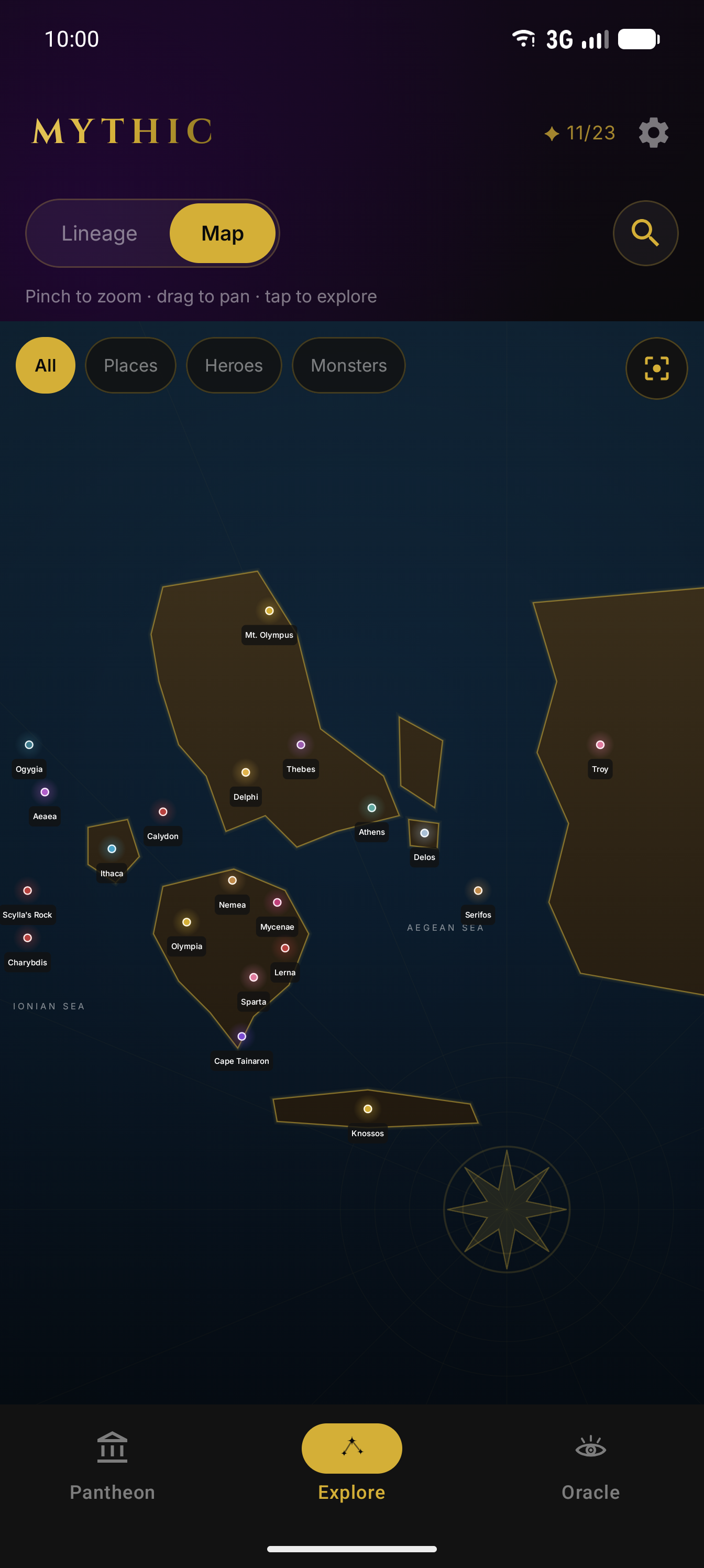 Mythic world map